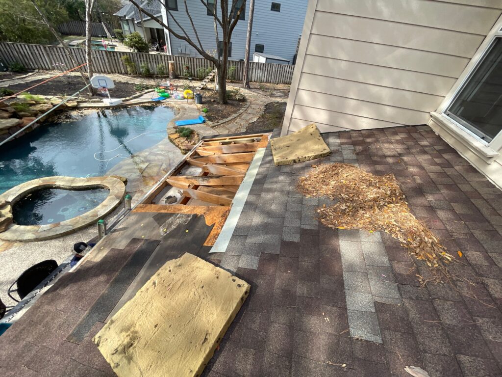 loudythewoodlandsroofrepairprocess