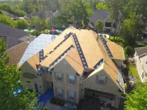 roof torn off for replacement