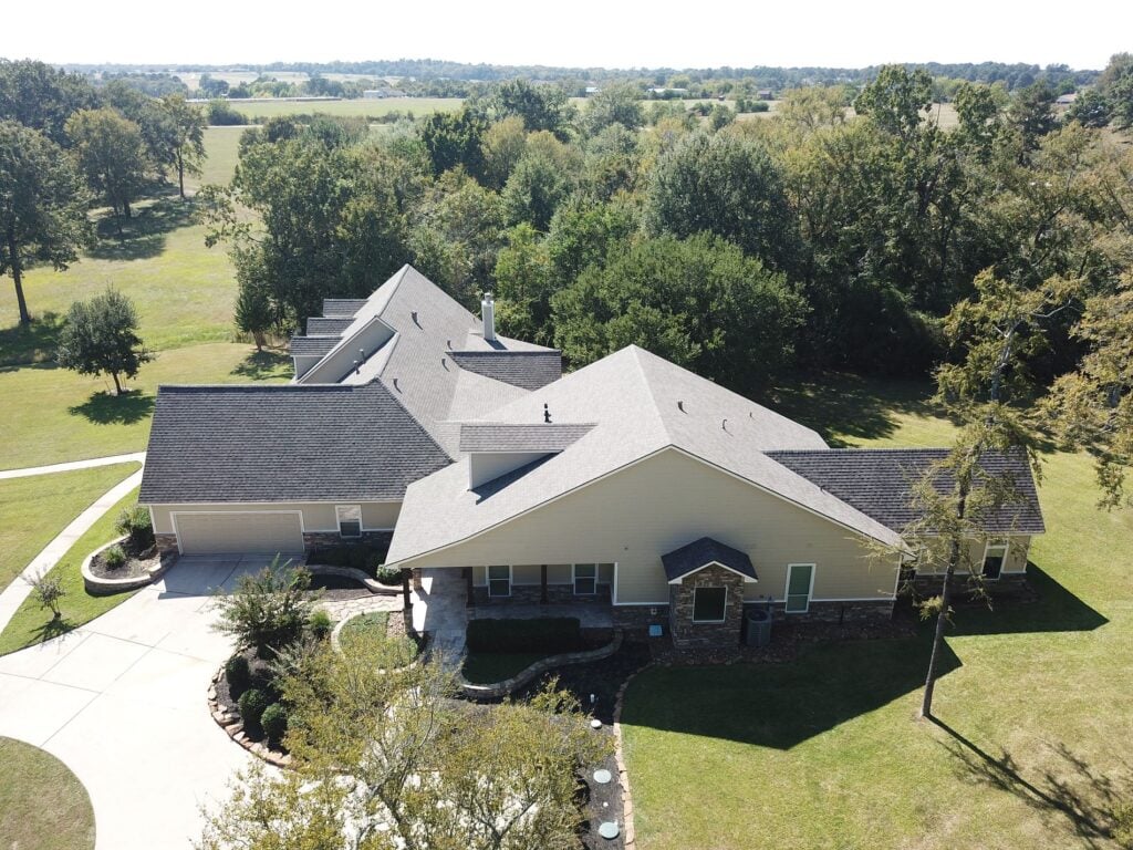 Roofing work in Montgomery by Handnail Roofing